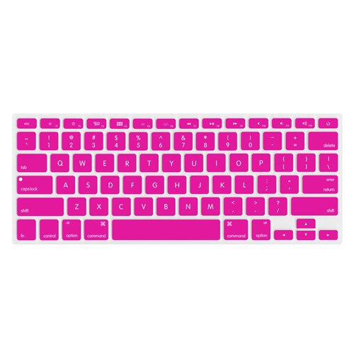 NewerTech NuGuard Keyboard Cover For 201115 MacBook Air 13, All MacBook Pro Retina Pink Color. By Newer Technology