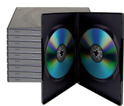 10 Black Dual Disc Cases For CD/DVD Media Package Your DVD And CD Projects Like The Studios Do By Other World Computing