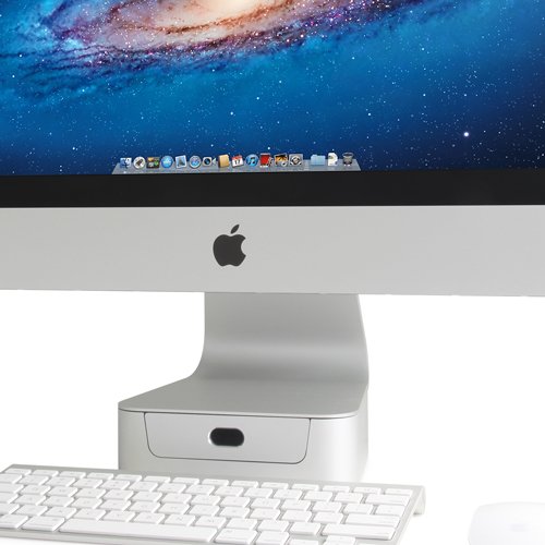 Photos - Mount/Stand Rain Design mBase Storage Stand for Apple 27 iMac Silver by  10 
