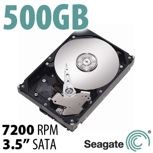 500GB Seagate Barracuda 7200.11 3.5inch SATA 1.5Gb/s 7200RPM Hard Drive By Seagate