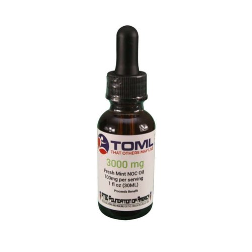 1.0oz TOML Lifestyle 3000mg Tincture In Fresh Mint Flavor By TOML