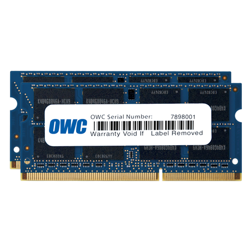 16.0GB (2 X 8GB) PC312800 DDR3L 1600MHz 204Pin CL11 SODIMM Memory Upgrade Kit For Mac By Other World Computing