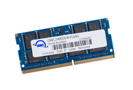 16.0GB 2400MHz DDR4 PC419200 SODIMM 260 Pin CL17 Memory Module For Mac By Other World Computing