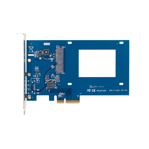 OWC Accelsior S 2.5inch SATA 6G SSD To PCIe Adapter Card By Other World Computing