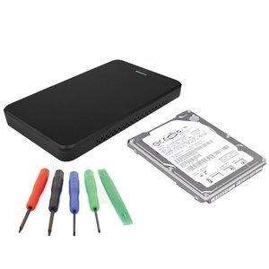 DIY KIT: OWC Express USB 2.0 2.5 Enclosure + 1.0TB Toshiba 5400RPM HDD By Other World Computing