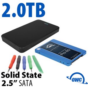 Photos - SSD OWC DIY KIT:  Express USB 3.0 2.5 Enclosure + 2.0TB Mercury Extreme Pro 6G 