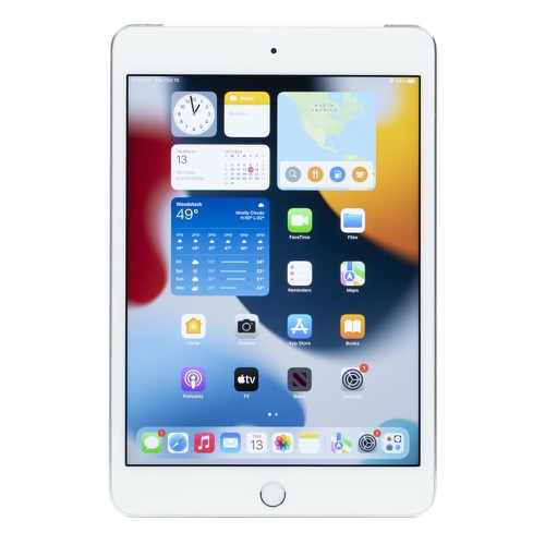 Apple IPad Mini (4th Generation) 128GB USA/Global WiFi + Cellular (Unlocked) Silver By Apple